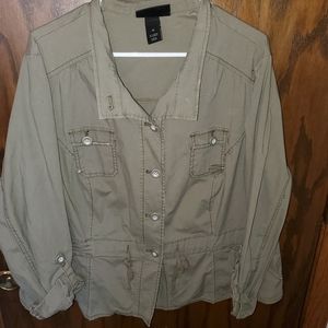Torrid Green Jacket